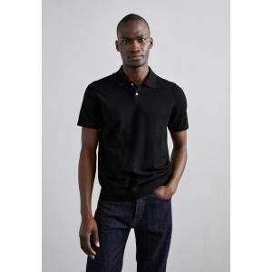 セオリー Tシャツ メンズ トップス GORIS LIGHT - Polo shirt - black｜asty-shop2