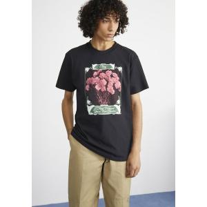 オベイ Tシャツ メンズ トップス ROSE GARDEN - Print T-shirt - black｜asty-shop2