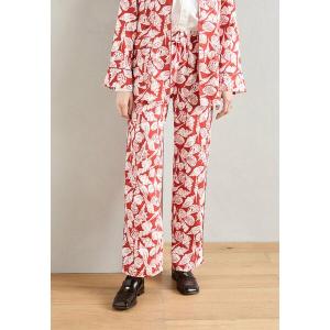 スコッチアンドソーダ カジュアルパンツ レディース ボトムス GIA SHELL BATIK PRINTED - Trousers - terracotta｜asty-shop2