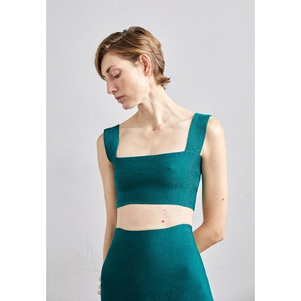 ヴィクトリア ベッカム Tシャツ レディース トップス BANDEAU - Top - green