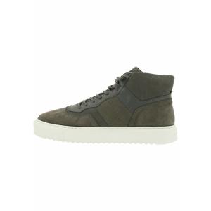 ジースター スニーカー メンズ シューズ ROCUP II MID LEA - High-top trainers - grey｜asty-shop2