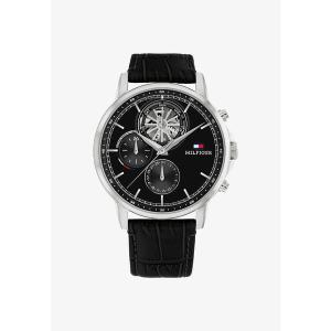 トミー ヒルフィガー 腕時計 メンズ アクセサリー Chronograph watch - black｜asty-shop2