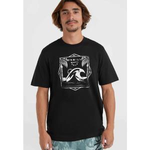 オニール Tシャツ メンズ トップス MIX AND MATCH WAVE - Print T-shirt - schwarz｜asty-shop2