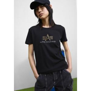 アルファインダストリーズ Tシャツ レディース トップス CRYSTAL - Print T-shi...