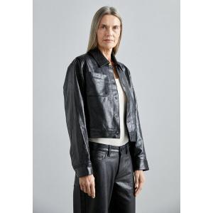 ディーエル1961 コート レディース アウター TILDA JACKET - Leather jacket - black｜asty-shop2