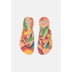 ハワイアナス サンダル レディース シューズ SLIM TROPICAL - Pool shoes - peach｜asty-shop2