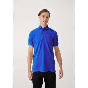 ハケット ロンドン Tシャツ メンズ トップス SWIM TRIM PALM - Polo shirt - blue｜asty-shop2
