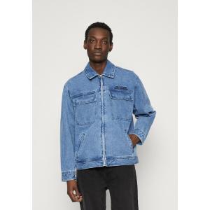 オベイ ジャケット＆ブルゾン メンズ アウター EASTON JACKET UNISEX - Denim jacket - light indigo｜asty-shop2