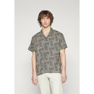 オベイ シャツ メンズ トップス HOBART UNISEX - Shirt - oyster/grey/multi｜asty-shop2