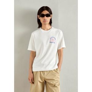 スコッチアンドソーダ サンダル メンズ シューズ LEFT CHEST ARTWORK - Print T-shirt - white｜asty-shop2