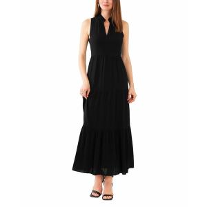 ヴィンスカムート ワンピース トップス レディース Women's Collared Halter Maxi Dress Rich Black｜asty-shop2