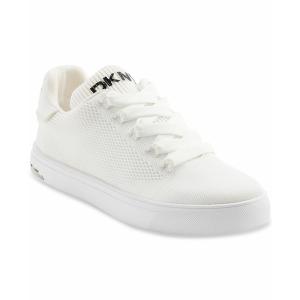 ダナ キャラン ニューヨーク スニーカー シューズ レディース Women's Abeni Lace-Up Low-Top Sneakers Bright White｜asty-shop2