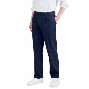 ドッカーズ カジュアルパンツ ボトムス メンズ Men's Signature Classic Fit Pleated Iron Free Pants with Stain Defender Navy Blazer｜asty-shop2