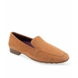 エアロソールズ スリッポン・ローファー シューズ レディース Paynes Tailored-Loafer Tan Suede｜asty-shop2