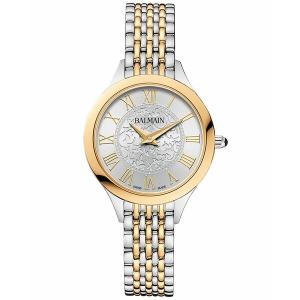 バルマン 腕時計 アクセサリー レディース Women's Swiss Balmain de Balmain Two-Tone Stainless Steel Bracelet Watch 29mm Silver/yellow｜asty-shop2