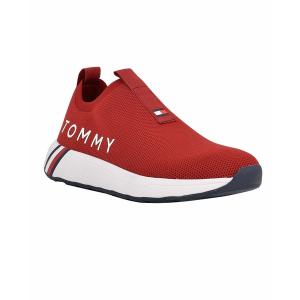 トミー ヒルフィガー スニーカー シューズ レディース Women's Aliah Sporty Slip On Sneakers Red｜asty-shop2