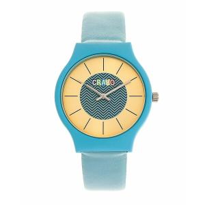 クラヨ 腕時計 アクセサリー レディース Unisex Trinity Powder Blue Leatherette Strap Watch 36mm Blue｜asty-shop2