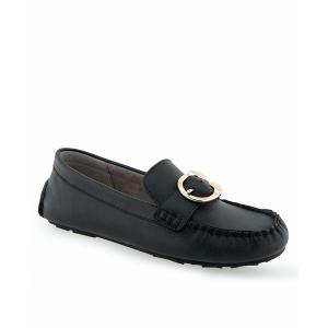 エアロソールズ スリッポン・ローファー シューズ レディース Women's Case Ornamented Loafers Black Leather｜asty-shop2