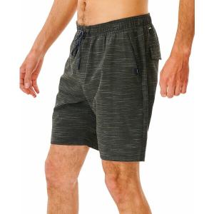 リップカール カジュアルパンツ ボトムス メンズ Men's Boardwalk Jackson Volley Drawstrings Shorts Black｜asty-shop2