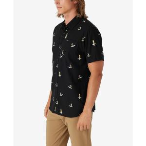 オニール シャツ トップス メンズ Oasis Eco Modern Standard shirt Black｜asty-shop2