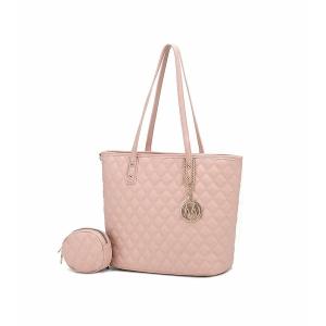 MKFコレクション トートバッグ バッグ レディース Tansy Quilted Women's Tote Bag with Pouch by Mia K Pink｜asty-shop2