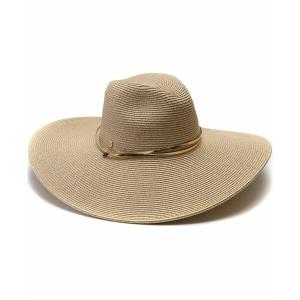 BCBジェネレーション 帽子 アクセサリー レディース Oversized Brim Metallic Panama NATURAL｜asty-shop2