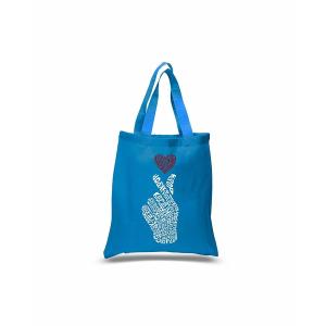 エルエーポップアート トートバッグ バッグ レディース K-Pop - Small Word Art Tote Bag Sapphire｜asty-shop2