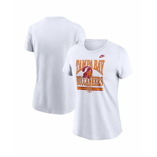 ナイキ カットソー トップス レディース Women&apos;s White Tampa Bay Bucca...