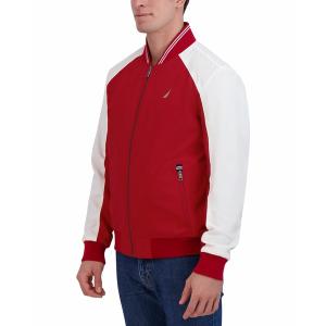 ナウティカ ジャケット＆ブルゾン アウター メンズ Men's Bomber Jacket Red｜asty-shop2