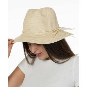 スタイルアンドコー 帽子 アクセサリー レディース Basic Straw Panama Hat Natural｜asty-shop2