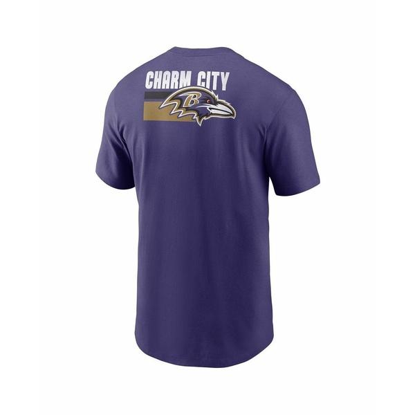 ナイキ Tシャツ トップス レディース Men&apos;s Purple Baltimore Ravens ...