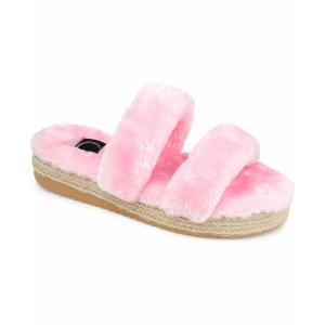 ジャーニーコレクション サンダル シューズ レディース Women's Relaxx Espadrille Slippers Pink｜asty-shop2