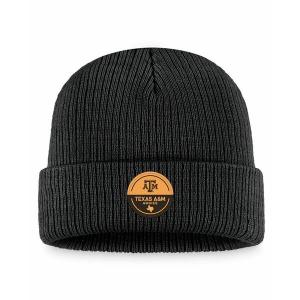 トップ・オブ・ザ・ワールド 帽子 アクセサリー メンズ Men's Black Texas A&M Aggies Elijah Cuffed Knit Hat Black｜asty-shop2