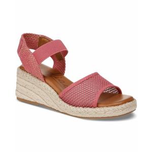 ゾディアック サンダル シューズ レディース Women's Noreen Ankle-Strap Espadrille Wedge Sandals Pink｜asty-shop2