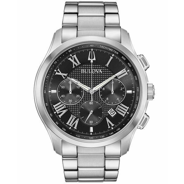 ブロバ 腕時計 アクセサリー レディース Men&apos;s Chronograph Wilton Stai...