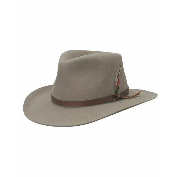 スカラ 帽子 アクセサリー メンズ Men's Crushable Felt Outback Hat...