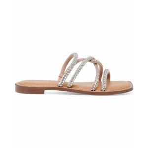 ワイルド ペア サンダル シューズ レディース Gabryell Embellished Slip-On Flat Sandals, Created for Macy's Silver Bling｜asty-shop2