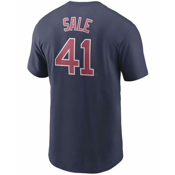 ナイキ Tシャツ レディース Men&apos;s Chris Sale Navy Boston Red So...