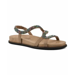 ホワイトマウンテン サンダル シューズ レディース Women's Majorette Footbed Flat Sandals Rainbow Multi Fabric｜asty-shop2