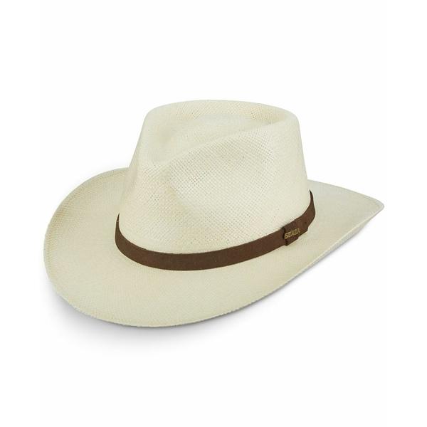 スカラ 帽子 アクセサリー メンズ Men's Panama Outback Hat Natural