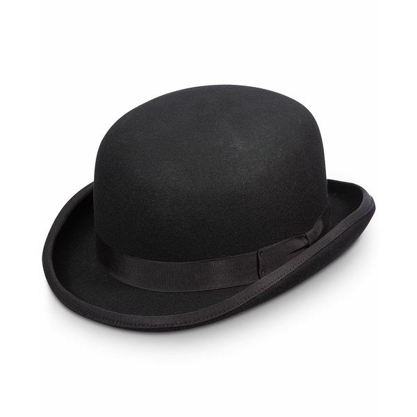 スカラ 帽子 アクセサリー メンズ Men&apos;s Wool Bowler Hat Black