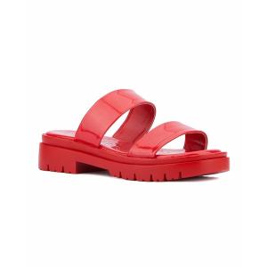 オリビアミラー サンダル シューズ レディース Women's Tempting Platform Sandal Red｜asty-shop2