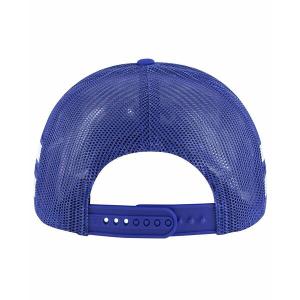 ４７ブランド 帽子 アクセサリー メンズ 47 Brand Men's Blue Tampa Bay Lightning Sideband Stripes Trucker Snapback Hat Blue｜asty-shop2