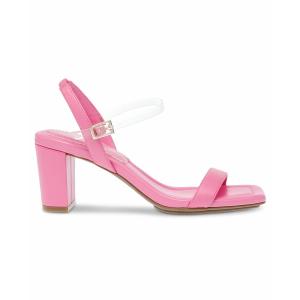 アンクライン サンダル シューズ レディース Women's Jessika Ankle Strap Dress Sandals Pink, Clear Smooth, Vinyl｜asty-shop2