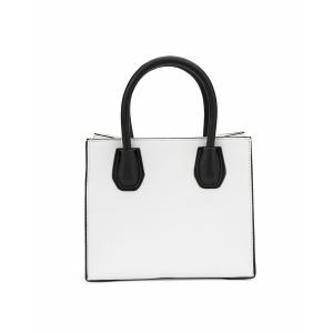 オリビアミラー トートバッグ バッグ レディース Women's Ezra Small Tote White and Black｜asty-shop2