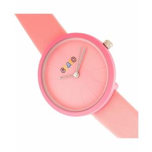 クラヨ 腕時計 アクセサリー レディース Unisex Blade Pink Leatherette Strap Watch 37mm Pink｜asty-shop2