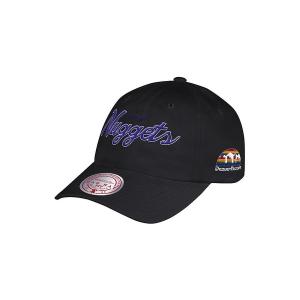 ミッチェル&amp;ネス 帽子 アクセサリー レディース Denver Nuggets Hardwood Classic Foundation Script Cap Black
