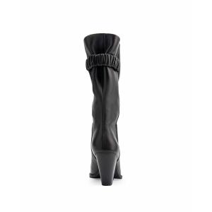 エアロソールズ ブーツ シューズ レディース Women's Liki Block Heel Dress Boot Black Leather｜asty-shop2