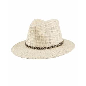 リーバイス 帽子 アクセサリー メンズ Men's Classic Panama Hat with Twisted Band Natural｜asty-shop2