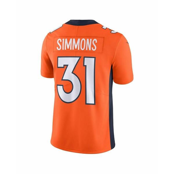 ナイキ Tシャツ レディース Men&apos;s Justin Simmons Orange Denver ...